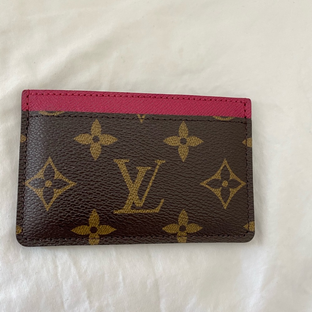 Louis Vuitton Card Holder Fuchsia
